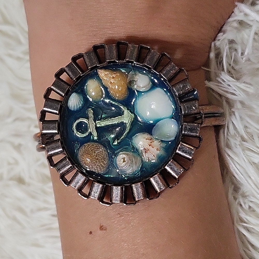 Handmade By Local Artist Adjustable Nautical Bracelet